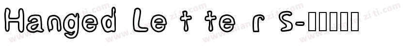 Hanged Letters字体转换